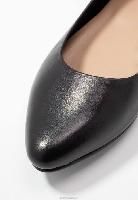 mujer bailarinas de cuero negro Anna Field 84Z82077