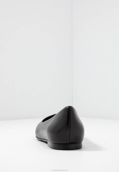 mujer bailarinas de cuero negro Anna Field 84Z82077