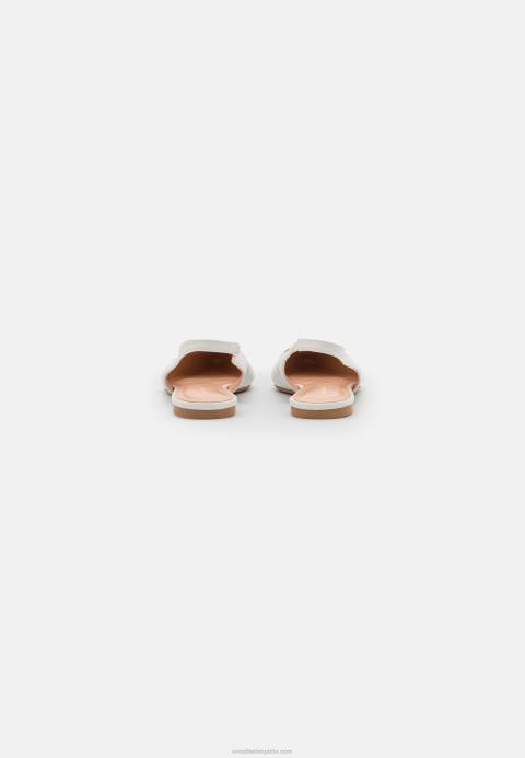 mujer bailarinas destalonadas blancas Anna Field 84Z82181