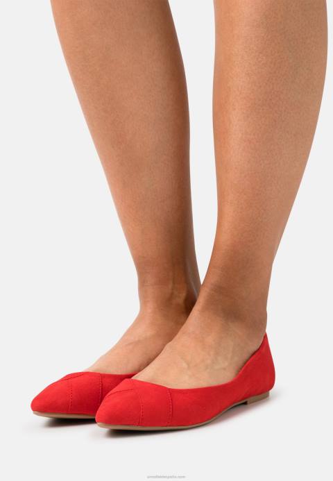mujer bombas de ballet rojo Anna Field 84Z82127