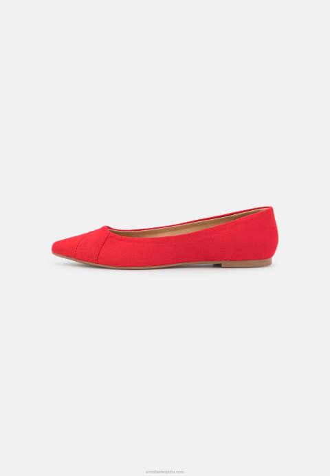mujer bombas de ballet rojo Anna Field 84Z82127