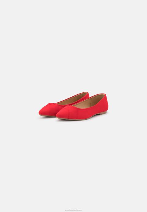 mujer bombas de ballet rojo Anna Field 84Z82127