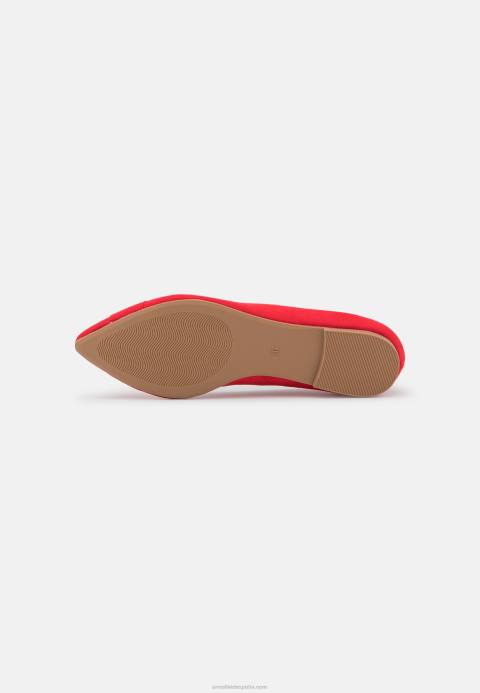 mujer bombas de ballet rojo Anna Field 84Z82127