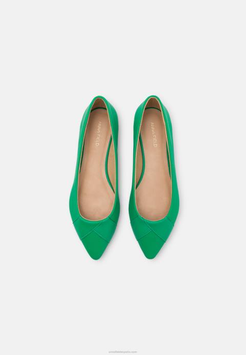 mujer bombas de ballet verde Anna Field 84Z82133
