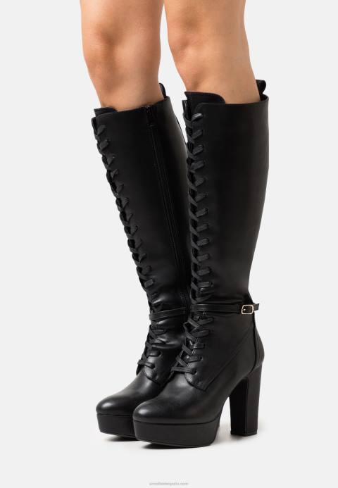 mujer botas con cordones negro Anna Field 84Z82223