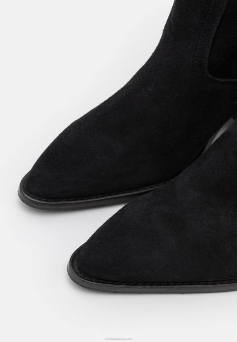 mujer botas cowboy/biker de piel negras Anna Field 84Z82225