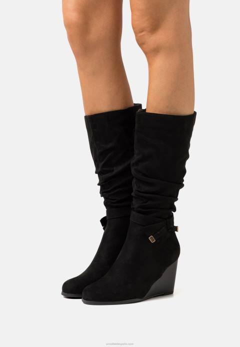 mujer botas cuña negras Anna Field 84Z82247