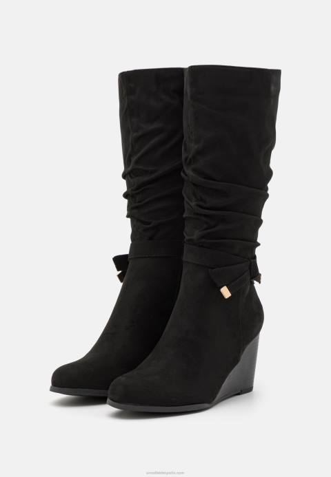 mujer botas cuña negras Anna Field 84Z82247