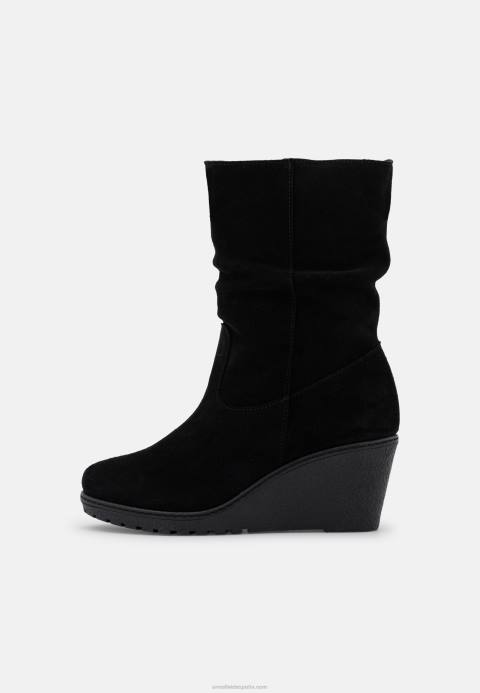 mujer botas de invierno de cuero negro Anna Field 84Z82219