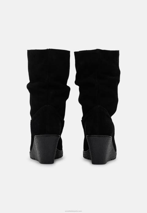 mujer botas de invierno de cuero negro Anna Field 84Z82219