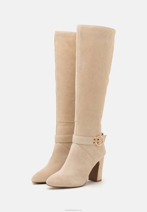 mujer botas de piel con tacon beige Anna Field 84Z82258