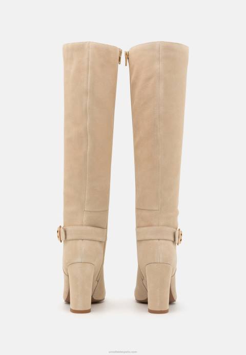mujer botas de piel con tacon beige Anna Field 84Z82258