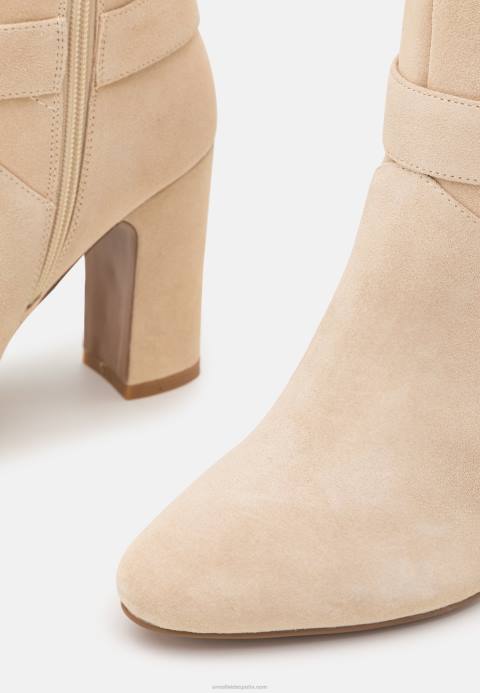 mujer botas de piel con tacon beige Anna Field 84Z82258