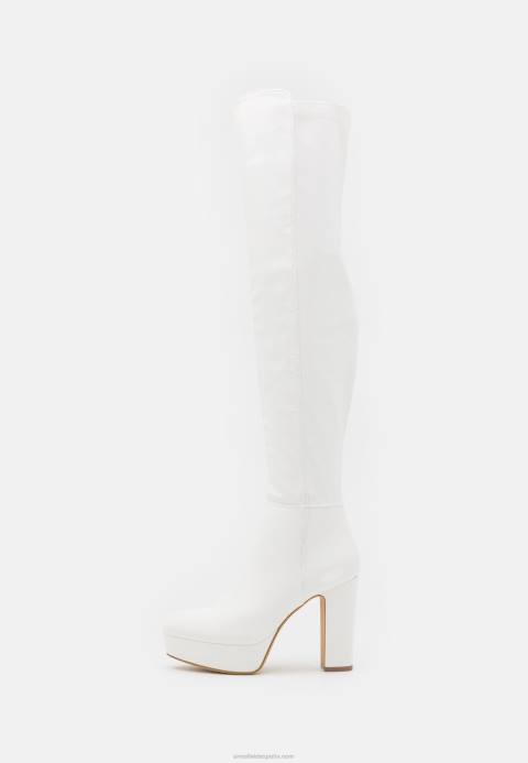 mujer botas mosqueteras blancas Anna Field 84Z82233