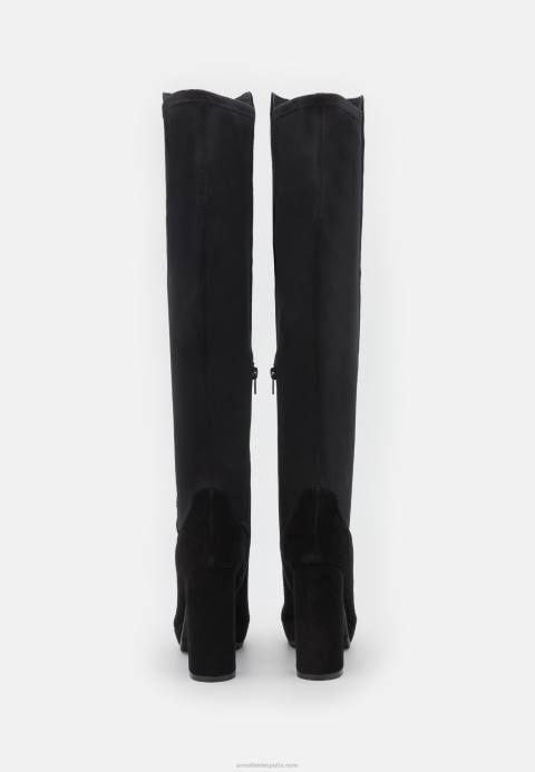 mujer botas mosqueteras de piel negras Anna Field 84Z82239