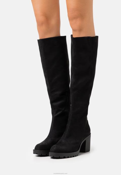 mujer botas mosqueteras negras Anna Field 84Z82235