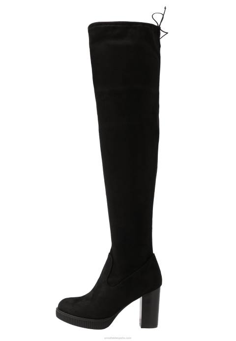 mujer botas mosqueteras negras Anna Field 84Z82236