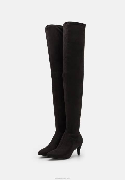 mujer botas mosqueteras negras Anna Field 84Z82240