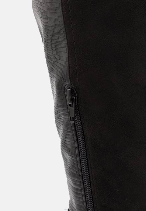 mujer botas mosqueteras negras Anna Field 84Z82242