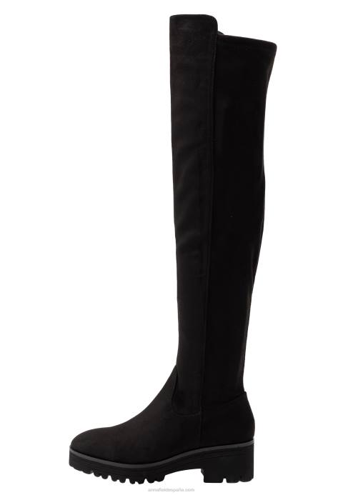 mujer botas mosqueteras negras Anna Field 84Z82244