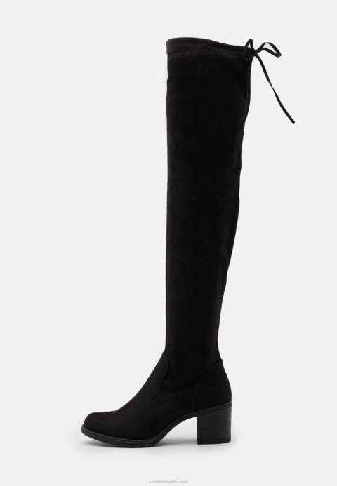 mujer botas mosqueteras negras Anna Field 84Z82246