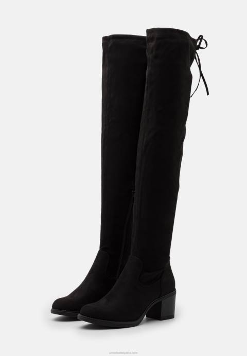 mujer botas mosqueteras negras Anna Field 84Z82246