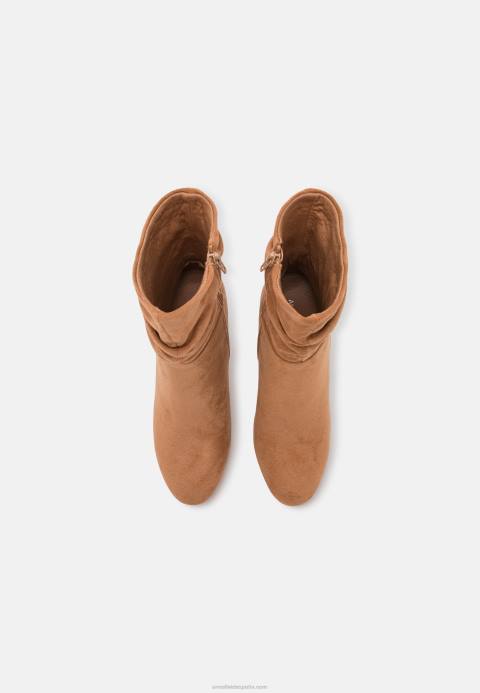 mujer botines de tacón coñac Anna Field 84Z82256