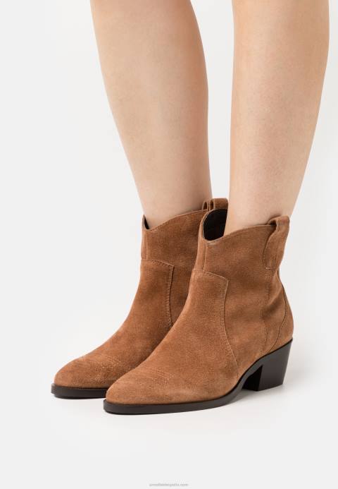 mujer Botín piel cowboy/biker coñac Anna Field 84Z82049