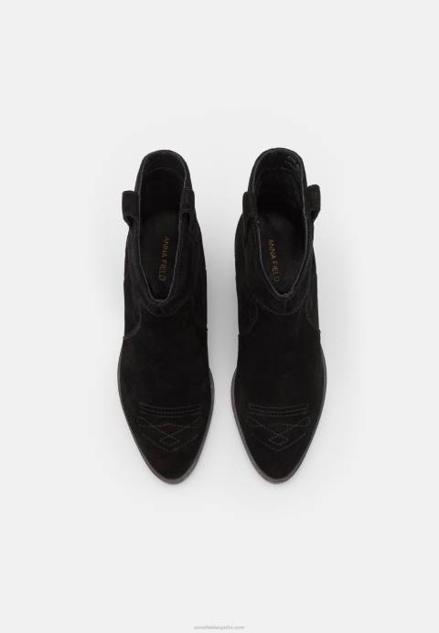 mujer Botín piel cowboy/biker negro Anna Field 84Z82050