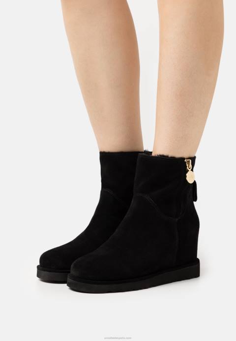 mujer bota de invierno de cuero botines negro Anna Field 84Z81911