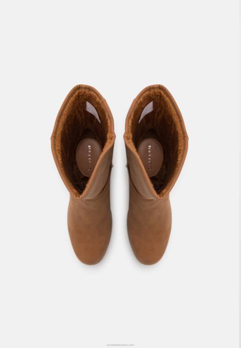 mujer bota invierno botines cuña coñac Anna Field 84Z82065
