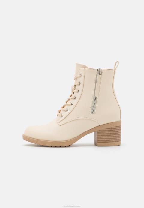 mujer botines con cordones blanco roto Anna Field 84Z82043
