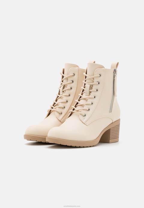 mujer botines con cordones blanco roto Anna Field 84Z82043