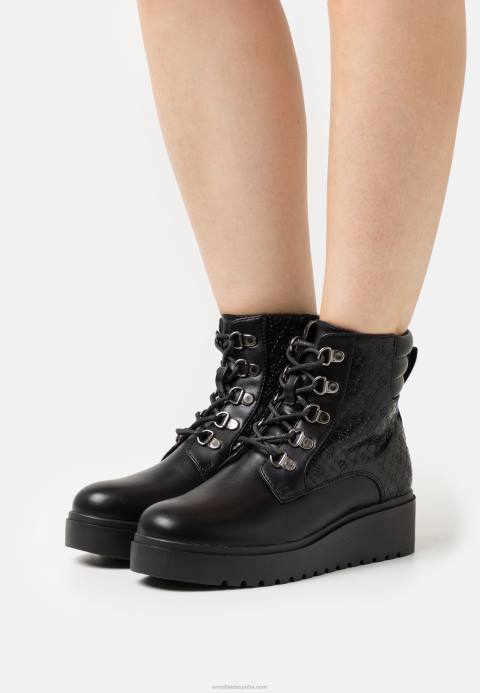 mujer botines cuña negros Anna Field 84Z82035