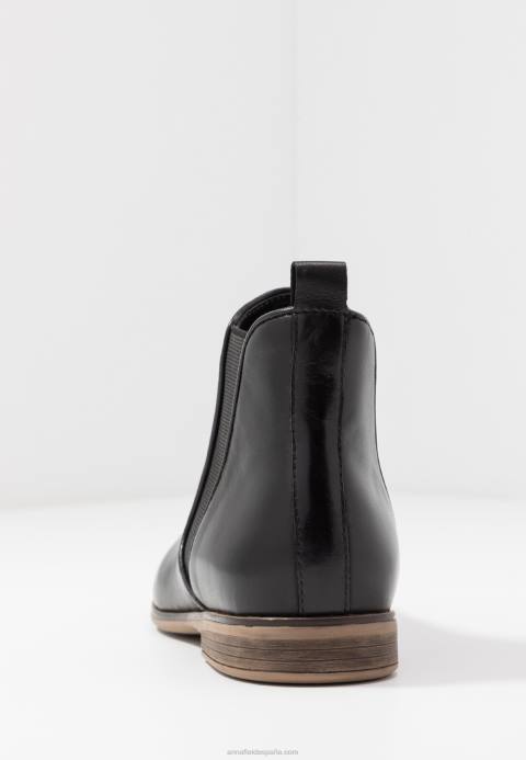 mujer botines de cuero negro Anna Field 84Z82002