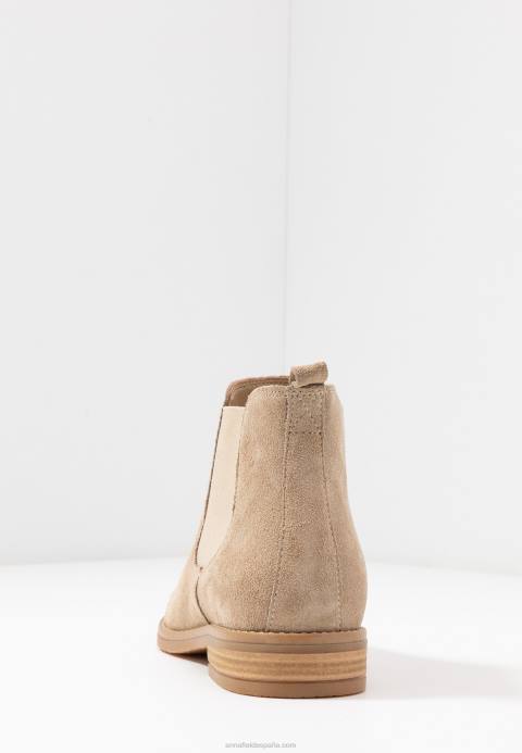 mujer botines de piel beis Anna Field 84Z82005