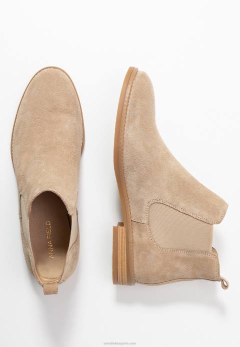 mujer botines de piel beis Anna Field 84Z82005