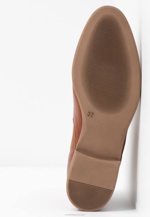 mujer botines de piel coñac Anna Field 84Z81905