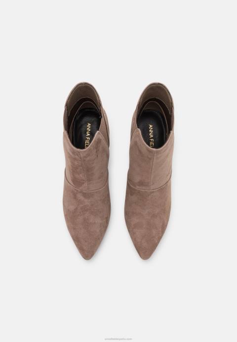 mujer botines de piel topo Anna Field 84Z81898