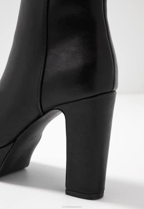 mujer botines de tacón alto negros Anna Field 84Z82059