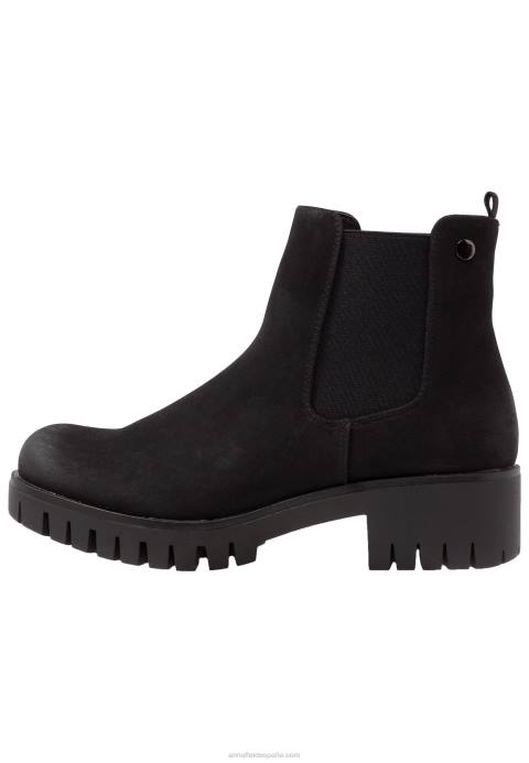 mujer botines plataforma negros Anna Field 84Z82062