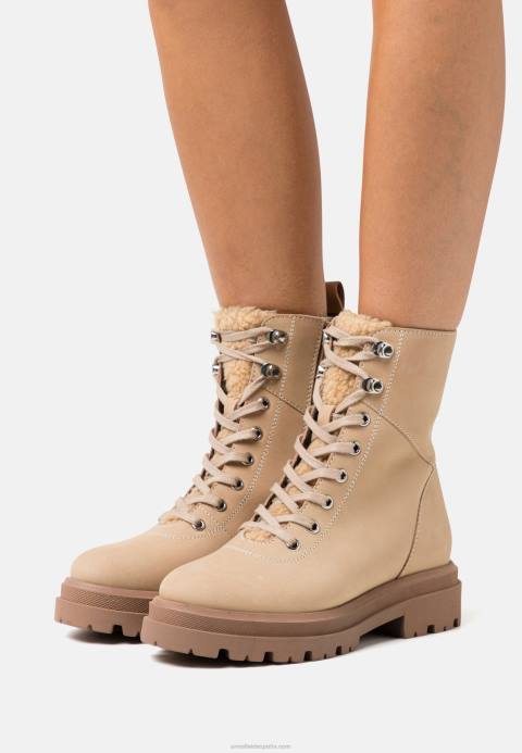 mujer botines plataforma piel beige Anna Field 84Z82034