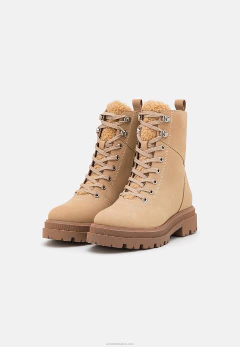mujer botines plataforma piel beige Anna Field 84Z82034