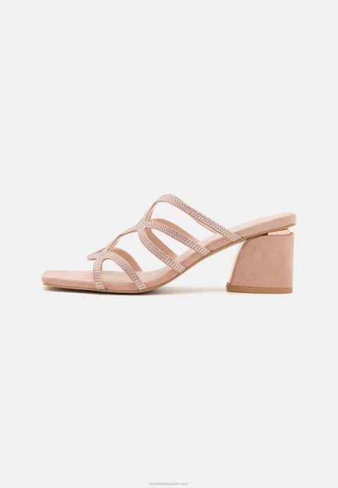 mujer Mule piel tacón rosa claro Anna Field 84Z81885