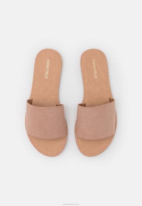 mujer Pack de 2 mules negro/rosa claro Anna Field 84Z81862