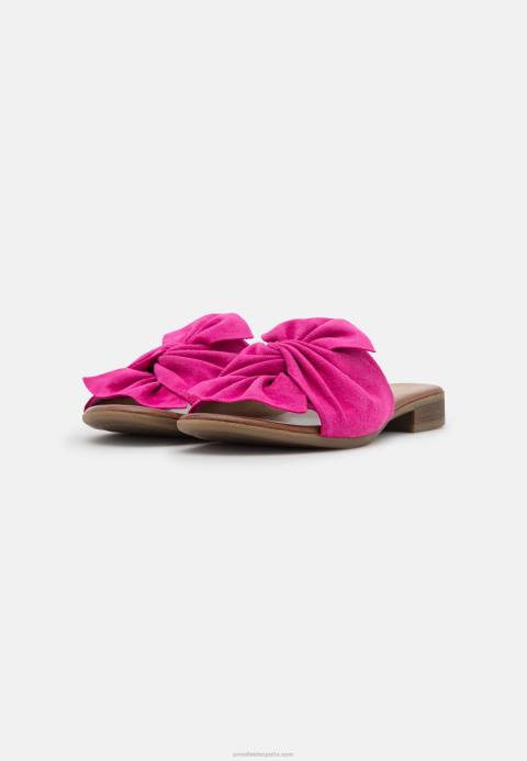 mujer mules de cuero rosa Anna Field 84Z81867