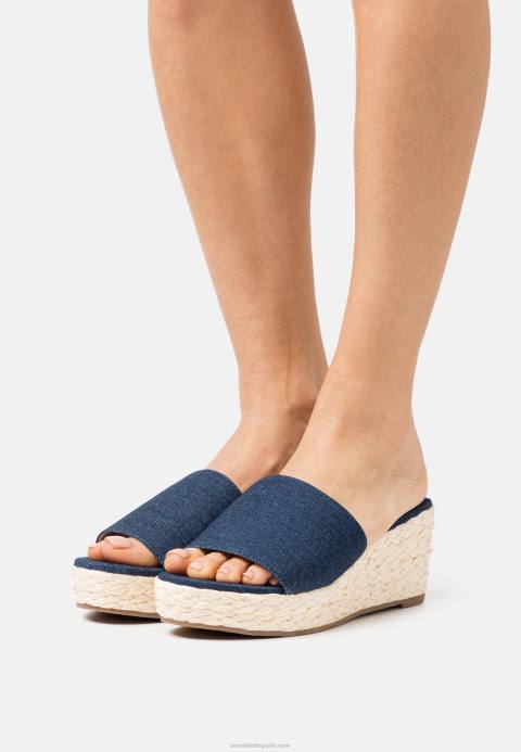mujer mules de tacón denim azul Anna Field 84Z81886