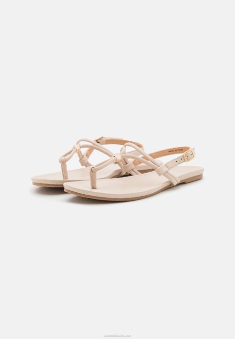 mujer sandalias con barra en T beige Anna Field 84Z81511
