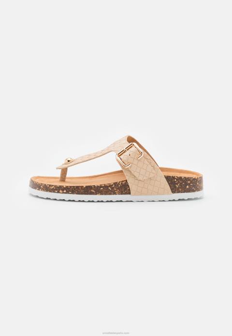 mujer sandalias con barra en T beige Anna Field 84Z81539