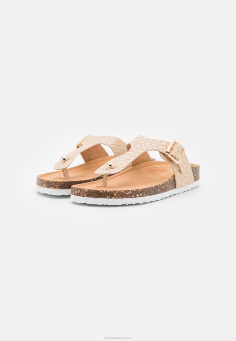 mujer sandalias con barra en T beige Anna Field 84Z81539